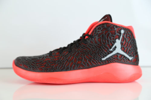 Nike Air Jordan Ultra Fly Black Infrared Mens Basketball Shoe -side view