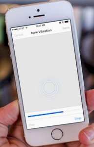 create new vibration pattern on iphones