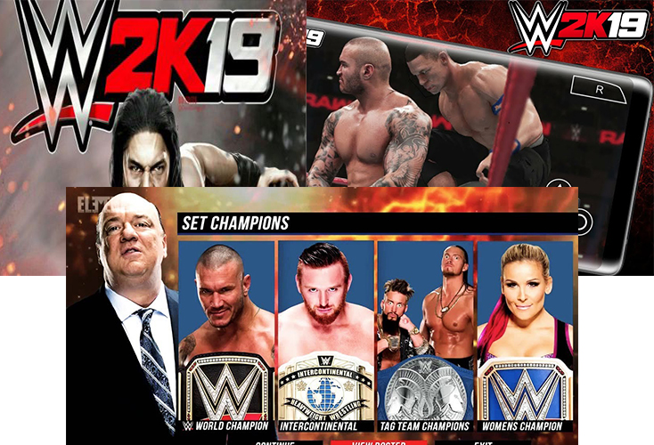 WWE 2k19 Apk PPSSPP File Download For Android (Working) 