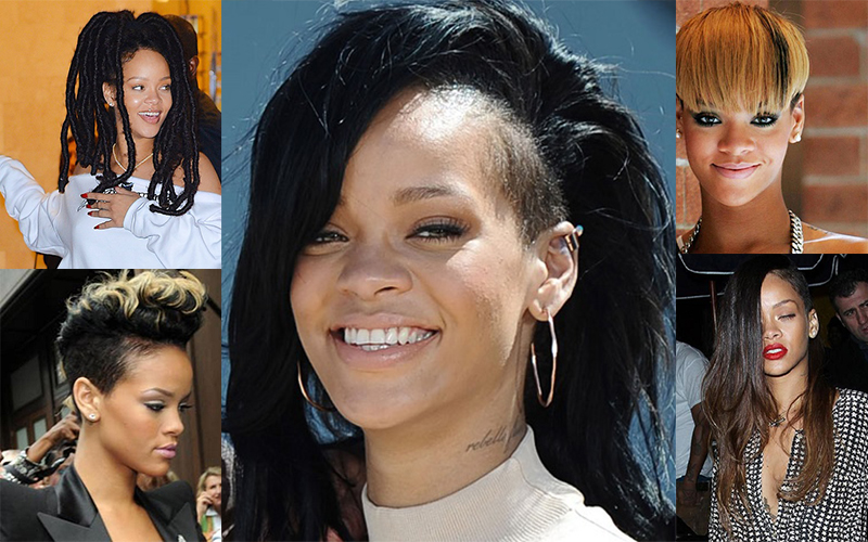 best trending rihanna hairstyles