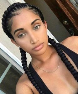 bold twists braids hairstyle for goddesses