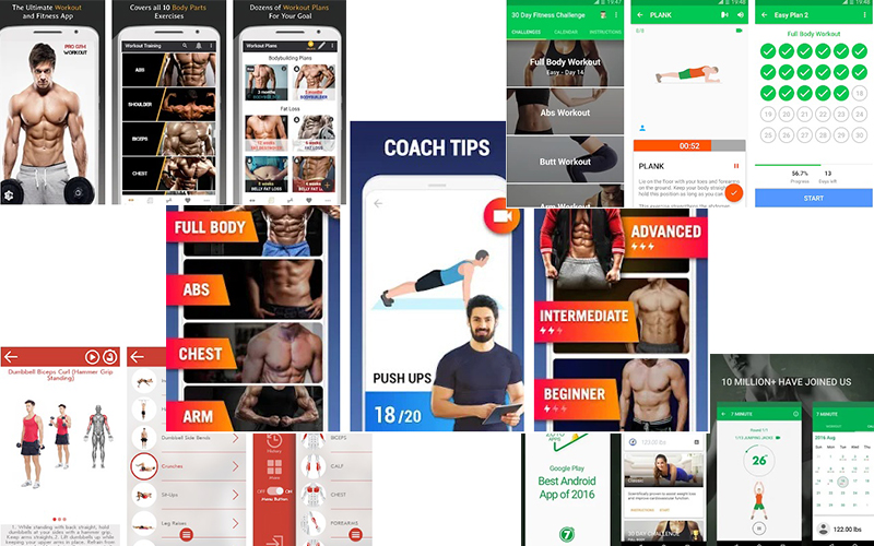 trending fitness and bodybuilding apps for android