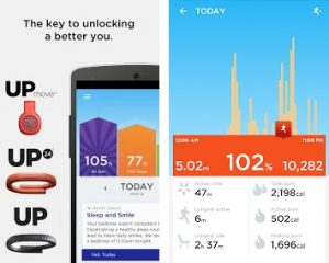 Jawbone Up best health and fitness android app