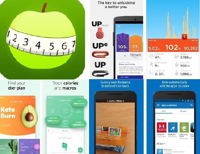 best fitness weight loss and calorie counter free android apps