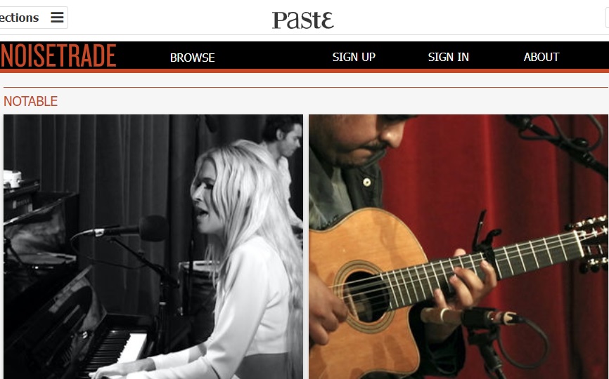 paste magazine - noise trade: download latest music album for free