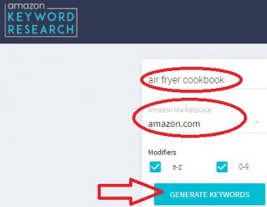SellerApp keyword research setup