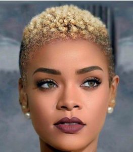 celebrity short afro hairstyle - stylendesigns