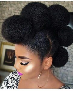 classy protective hairstyle that promotes natural hair growth - theblessedqueens