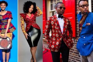 men and ladies ankara jacket styles with trousers short and skirt