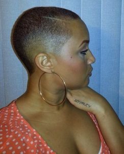 moms skinny afro haircut with low maintenance - pinterest