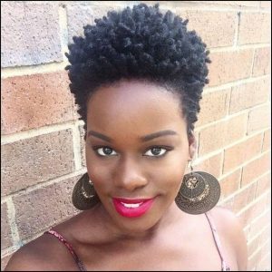 natural tapered twists out on 4c hairstyle - naturalhairmag