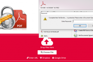 how to encrypt pdf file online and offline from unauthorized access