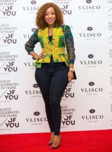 curvy ladies ankara blouse with trousers