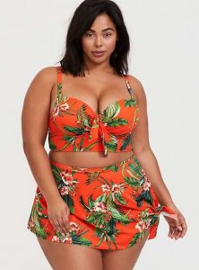 short ankara beach dress for busty, plus size, curvy ladies