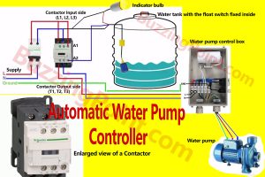 how to connect and install automatic water pump controller in your home