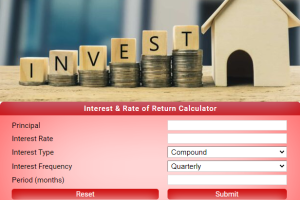 effective rate of returns and interest amount calculator app