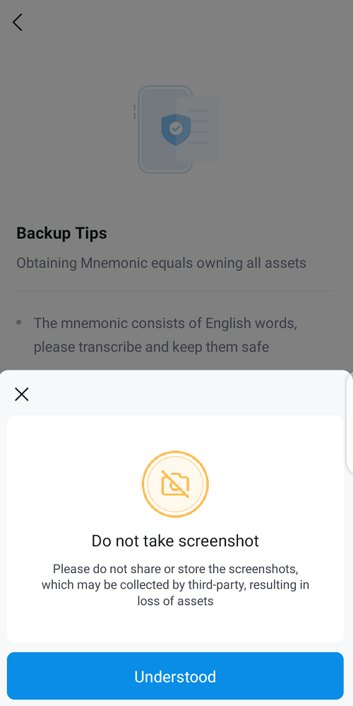 how to setup a private erc20 wallet using imtoken app