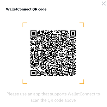 how to use the walletconnect protocol in your private wallet app - WalletConnect QR code