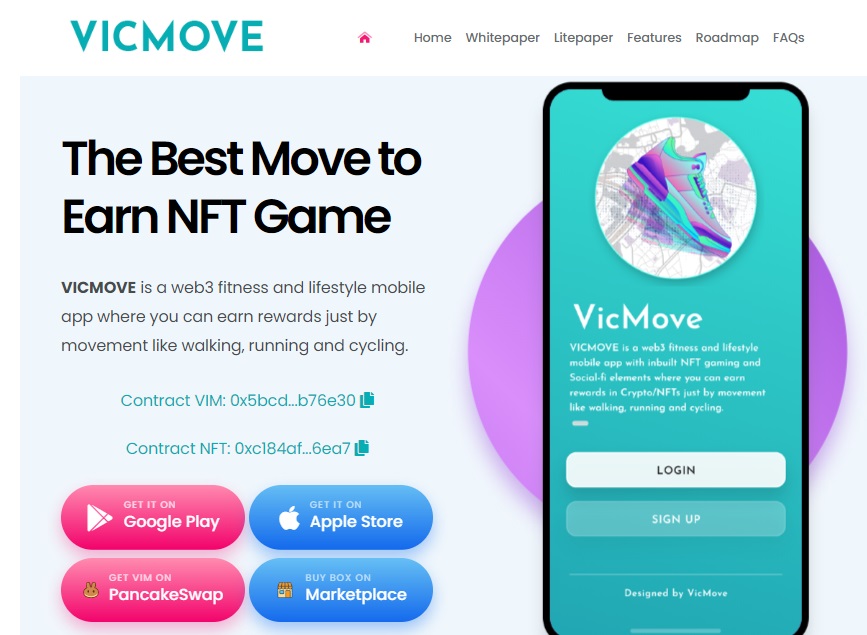 how to earn money from vicmove app move2earn project
