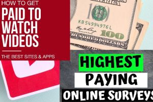 how to make money by watching videos and paid taking surveys
