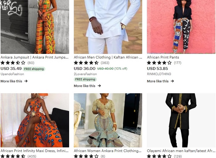 etsy - best online platform for quality handmade african wears