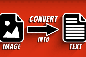 how to convert image to text