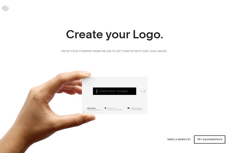 squarespace free logo maker